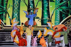 A performance at the art programme to welcome the New Year 2026. (Photo: VNA)