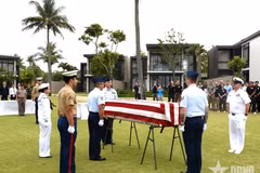 The 172nd repatriation ceremony of US serviceman’s remains held in Da Nang. (Photo: qdnd.vn)