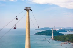 The record-breaking Hon Thom cable car – one of Phu Quoc’s must-try experiences (Photo: Sun Group)