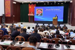 At the Vietnam – Cambodia - Laos border trade connectivity conference (Photo: VNA)