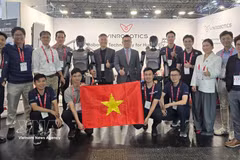 Vietnamese delegates at the 2026 IEEE International Conference on Robotics and Automation (ICRA 2026). (Photo: VNA)