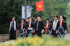 Dao ethnic minority group at the Vietnam National Village for Ethnic Culture and Tourism (Photo: VNA)