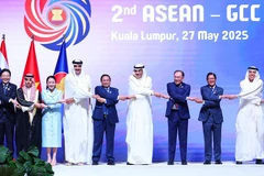 PM Pham Minh Chinh, along with ASEAN and GCC leaders, attend the second ASEAN - GCC Summit (Photo: VNA)