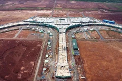 Long Thanh International Airport under construction (Photo: VNA)