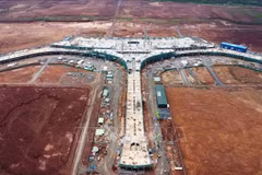 Long Thanh International Airport under construction (Photo: VNA)