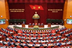 The 14th plenum of the 13th Party Central Committee opens in Hanoi on November 5. (Photo: VNA) 