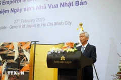 Vice Chairman of the HCM City People's Committee Vo Van Hoan speaks at the event. (Photo: VNA)