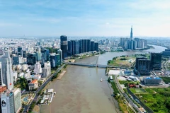Urban areas along Sai Gon River in Ho Chi Minh City. (Photo: qdnd.vn)