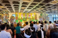 At the grand requiem ceremony being held at Ha Long International Cruise Port in Bai Chay ward in the northern province of Quang Ninh. (Photo: laodong.vn)