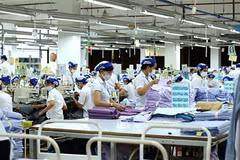 A garment and textile production line at VINATEX. (Photo: vinatex.com.vn)