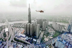 A bird view of Ho Chi Minh City (Photo: VNA)