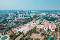 A corner of Vientiane capital of Laos. (Photo: VNA)