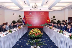The 24th meeting of the specialised committees of the Vietnamese and Cambodian governments in Ho Chi Minh City on September 26 (Photo: VNA)