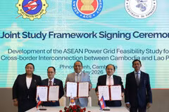 Laos and Cambodia sign an agreement to study a cross-border power grid connection under ASEAN’s regional energy integration plan on May 25, 2026. (Phot: EDL)