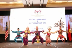 A performance at the celebration of Malaysia’s 68th National Day in Ho Chi Minh City. (Photo: VNA)