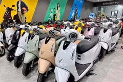 A VinFast electric motorbike showroom. (Photo: vinfastecoxe.vn)