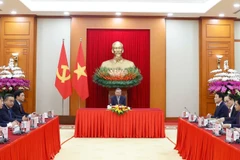 General Secretary of the Communist Party of Vietnam Central Committee To Lam holds phone talks with the President of the Republic of Korea Lee Jae Myung on January 30. (Photo: VNA)