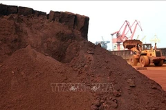 Rare earth materials prepared for export in Jiangsu province, China. (File photo: AFP/VNA)