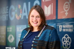 IOM Chief of Mission Kendra Rinas (Photo: VNA)