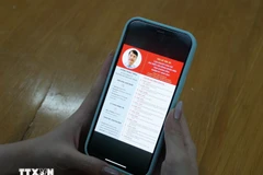 Information about candidates for the Khanh Hoa provincial People's Council for the 2026-2031 term is published on digital information channels, making it convenient for voters to explore. (Photo: VNA)