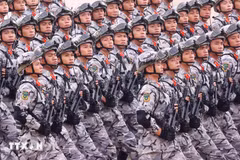 A contingent at the military parade marking Vietnam’s 80th National Day. (Photo: VNA)