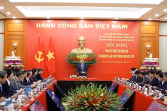 Party General Secretary To Lam addresses the Central Steering Committee for the Development of Science, Technology, Innovation and Digital Transformation's conference in Hanoi on December 25. (Photo: VNA)