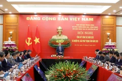 Party General Secretary To Lam addresses the Central Steering Committee for the Development of Science, Technology, Innovation and Digital Transformation's conference in Hanoi on December 25. (Photo: VNA)