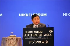 Deputy PM Nguyen Chi Dung speaks at the forum. (Photo: VNA)