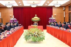 At the reception (Photo: VNA)