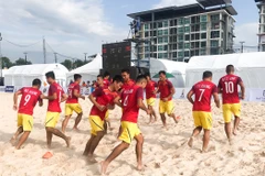 Vietnam's beach soccer team under the guidance of head coach Mai Van Duc will gather in Da Nang city from February 25 to prepare for the AFC Beach Soccer Asian Cup Thailand 2025. (Photo: VFF)