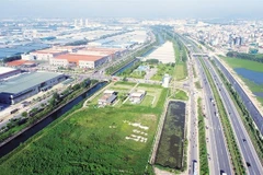 The project covers an area of 197.1 hectares with a total investment capital of 2.8 trillion VND. (Photo: baochinhphu.vn)