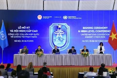 Int'l press conference highlights key outcomes of Hanoi Convention signing 
