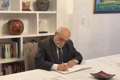 Jorge Kreyness, General Secretary of the Communist Party of Argentina. (Photo: VNA)