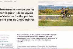 Bastien Rebotton's story is featured on the website of France 3, France's national public television channel. (Photo: Published by VNA)
