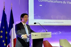 Deputy Minister of Information and Communications Bui Hoang Phuong speaks at the forum. (Photo: VNA)