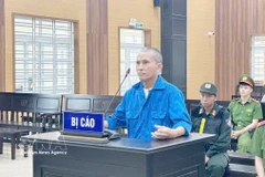 Huynh Ngoc Tuan at the first-instance trial on April 2. (Photo: VNA)