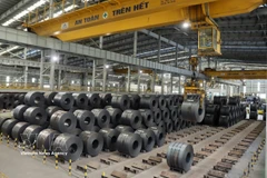 A Hoa Phat steel factory (Photo: VNA)