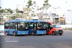 Ho Chi Minh City is weighing a plan to waive bus fares for all residents as part of a broader push to curb traffic congestion and environmental pollution.- Illustrative image (Photo: VNA)