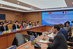 An overview of the Vietnam–France High-Level Economic Dialogue in Hanoi on November 6 (Photo: VNA)