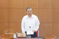Party General Secretary To Lam addresses the meeting. (Photo: VNA)