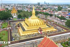 Thatluang festival in Vientiane, Laos (Photo: VNA)