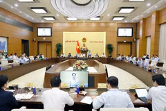 At the NA Standing Committee's session on August 4. (Photo: VNA)