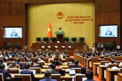 A plenary sitting of the first extraordinary session of the 16th National Assembly (Photo: VNA)