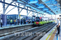 Nhon-Hanoi Station metro line - Metro line No.3 (Photo: VNA)