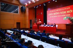 An overview of the working session between PM Pham Minh Chinh and the Ministry of Culture, Sports and Tourism on February 23 (Photo: VNA)