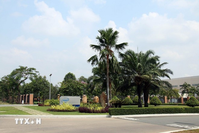 The factory of Intel at the Saigon High-Tech Park. (Photo: VNA) intel-shtp.jpg