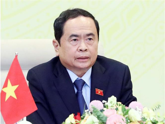 Politburo member, Chairman of the Vietnamese National Assembly for the 2021-2026 tenure Tran Thanh Man (Photo: VNA)