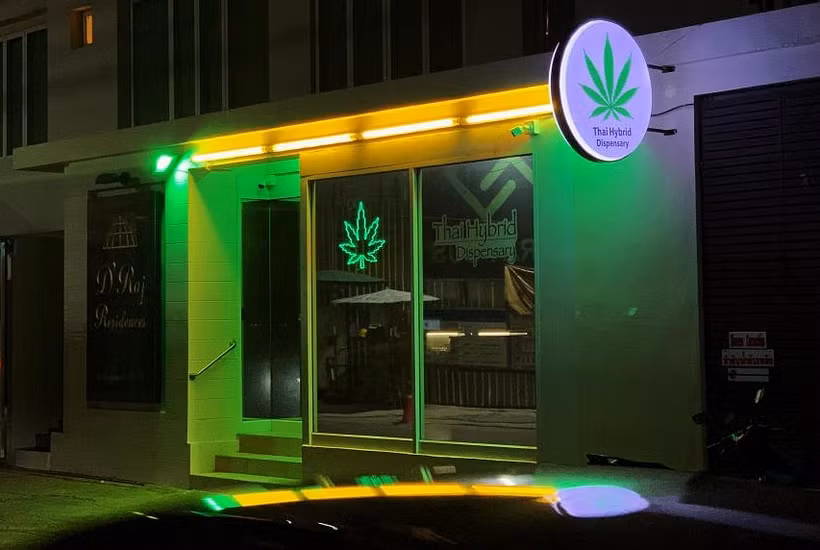 A cannabis shop in Thailand. (Photo: straitstimes.com)