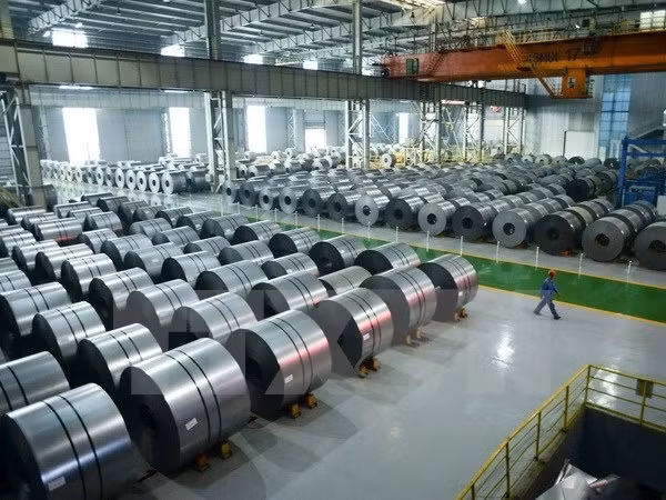 India has initiated an anti-dumping investigation into certain steel products originating from Vietnam. (Photo: VNA)