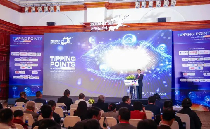 Internet Day 2024 conference and exhibition opens in Hanoi on November 27. (Photo: baodautu.vn)